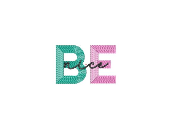 A Designer's Look at the Be Nice Gradient Effect Embroidery