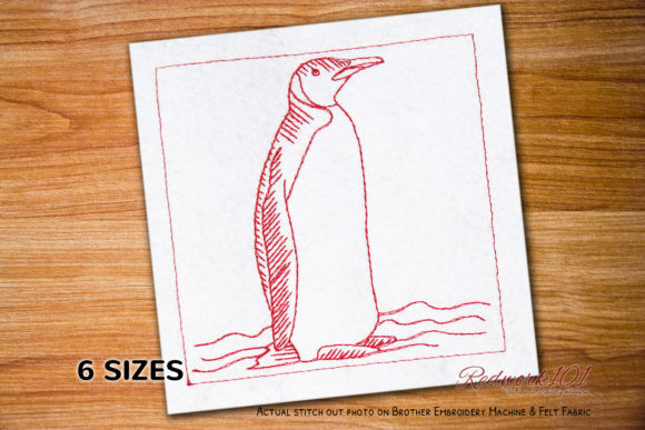 A Designer's Review of the Penguin on Snow Redwork Design