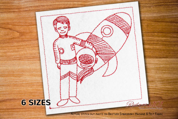 A Hands-On Review of an Astronaut Bluework Embroidery Design
