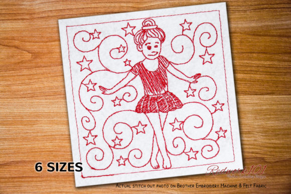 A Practical Review of the Ballet Dancer Embroidery Design
