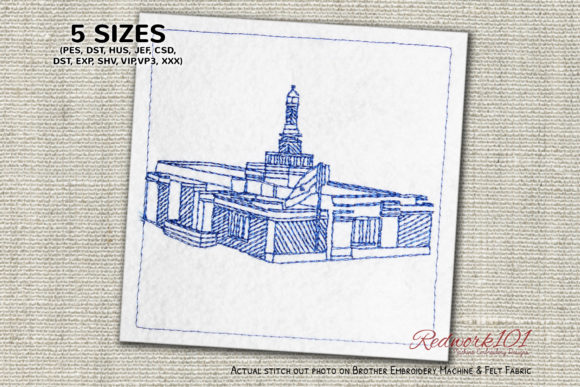 A Professional Review of the Asuncion Paraguay Temple Embroidery Design