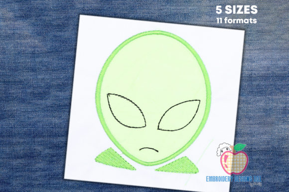 An Alien-Inspired Embroidery Design for Craft Fair Success