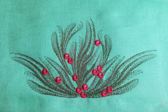 Christmas Spray: A Lightly Stitched Holiday Treasure