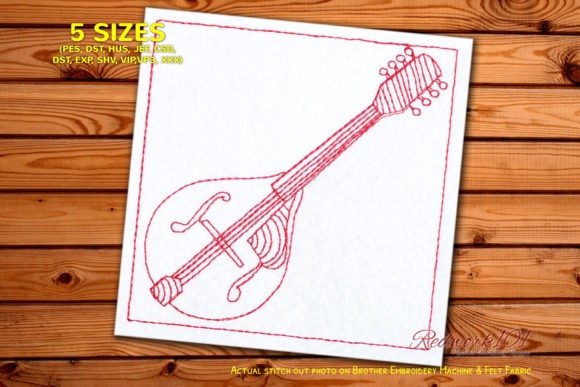 Design Review: The Wood Mandolin Embroidery File