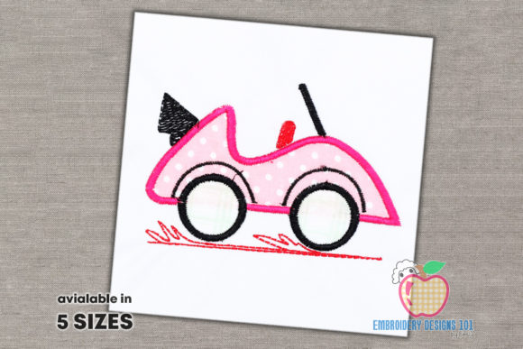 Race Cars Applique: A Professional Design Review for Business Merchandise