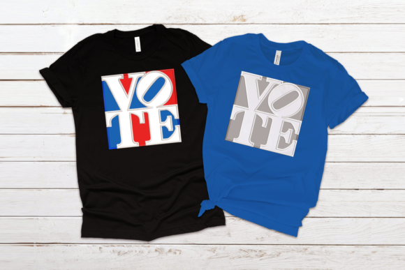 Testing the Vote Graphic Square Applique for Personalized Gifts